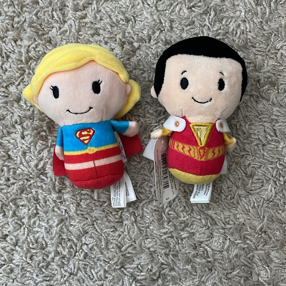 Hallmark Itty Bitty’s DC Supergirl and Shazam! Stuffed Animal